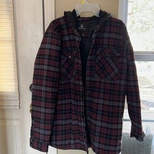 Volcom Quilted Snowboarding Flannel/Jacket